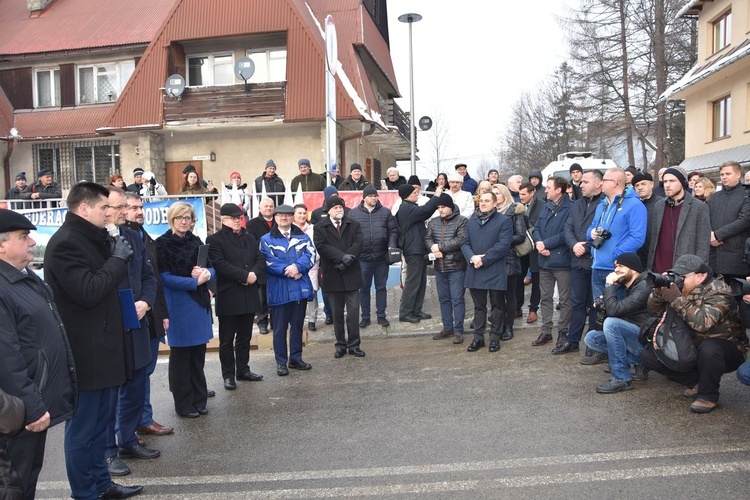 Otwarcie węzła komunikacyjnego w Poroninie