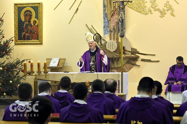 Spotkanie opłatkowe w świdnickim seminarium