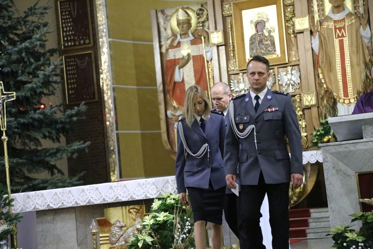 Świąteczne spotkanie policjantów