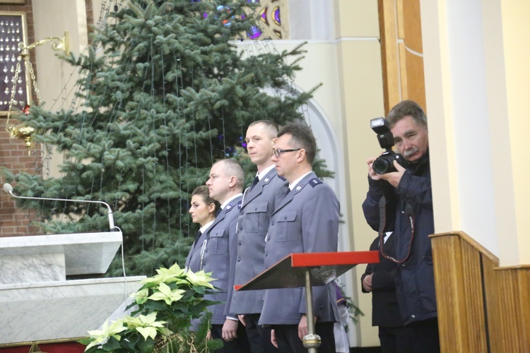 Świąteczne spotkanie policjantów