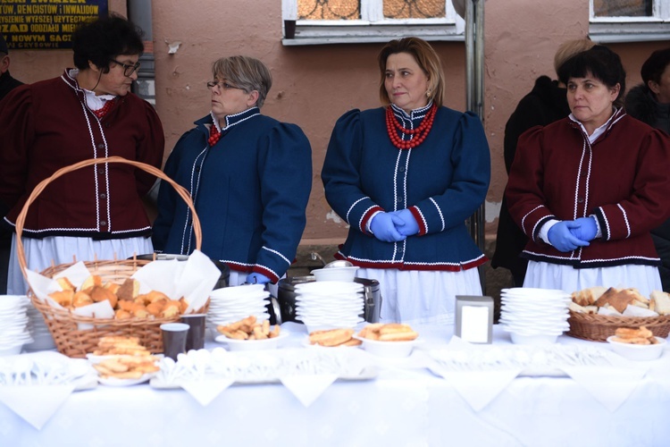 Wigilia na grybowskim rynku