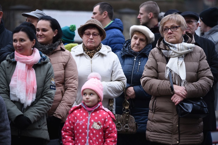 Wigilia na grybowskim rynku