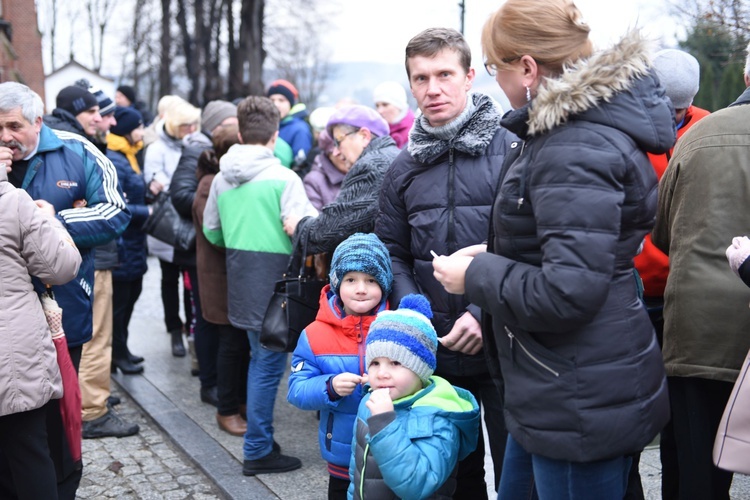 Wigilia na grybowskim rynku