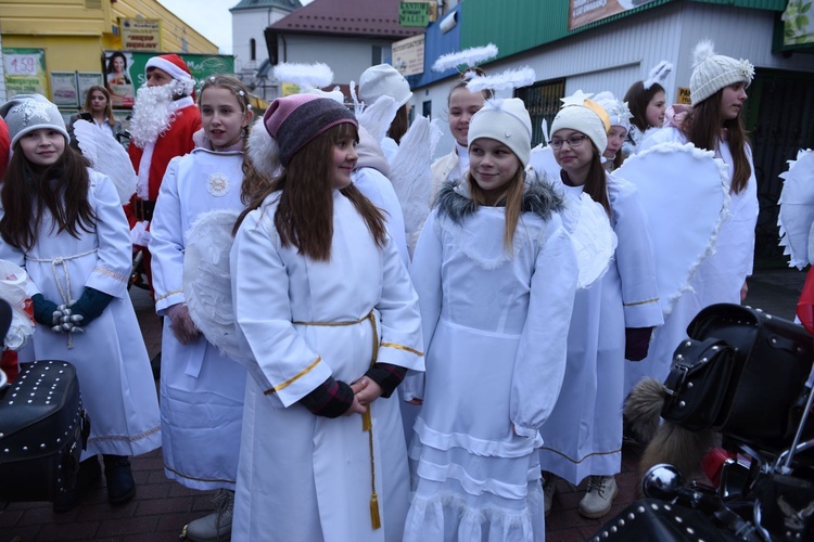 Wigilia na bobowskim rynku