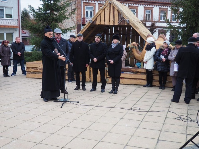 Wigilia na rynku w Urzędowie