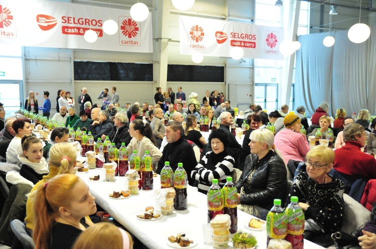 Wigilia Miłosierdzia organizowana przez Caritas archidiecezji lubelskiej