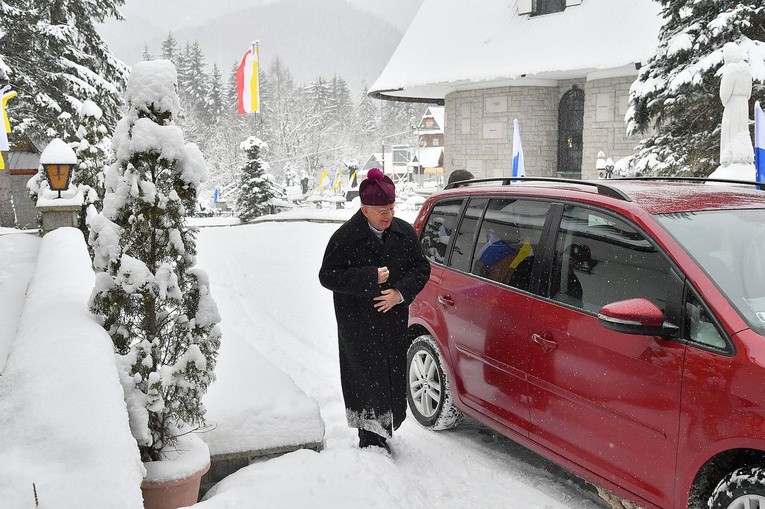 Abp Marek Jędraszewski na Krzeptówkach