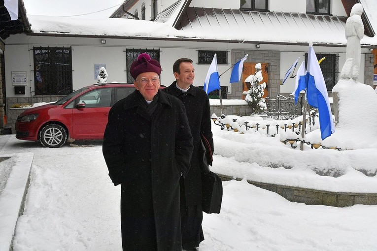 Abp Marek Jędraszewski na Krzeptówkach