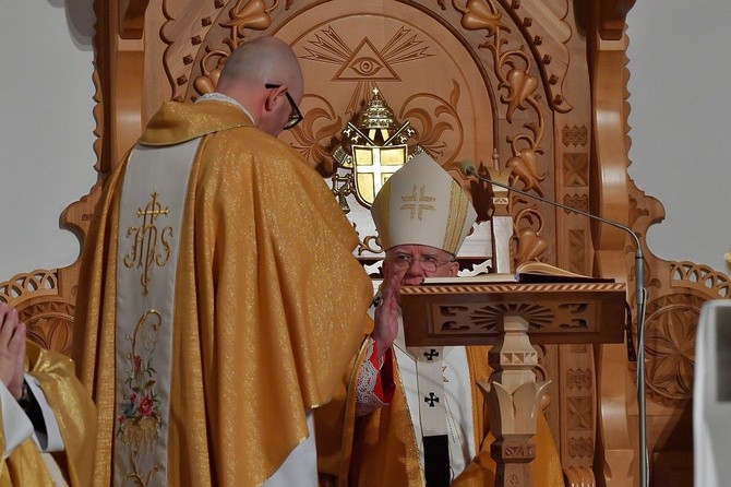 Abp Marek Jędraszewski na Krzeptówkach