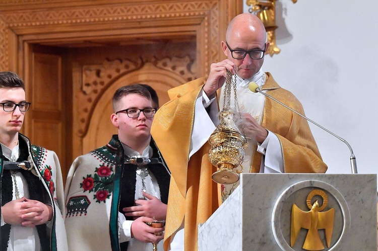 Abp Marek Jędraszewski na Krzeptówkach