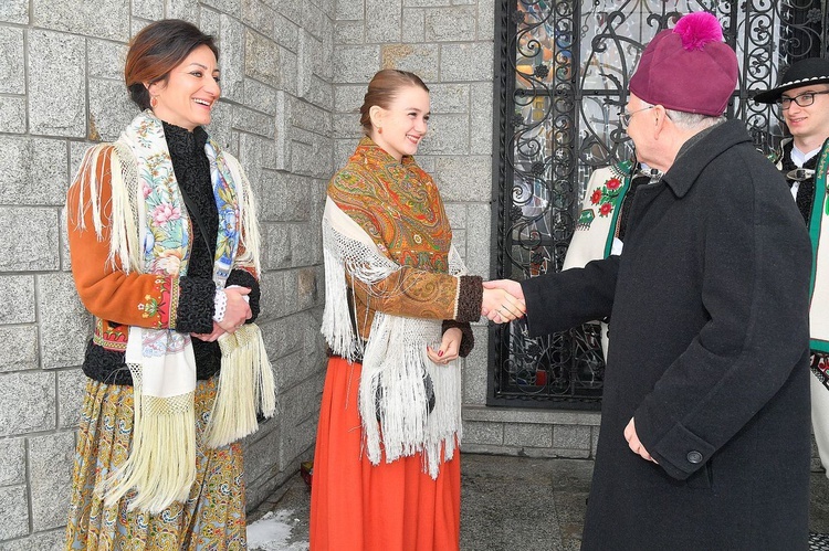 Abp Marek Jędraszewski na Krzeptówkach