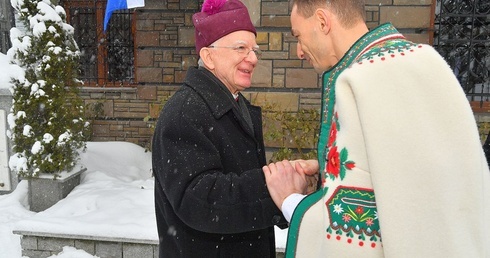 Abp Marek Jędraszewski na Krzeptówkach