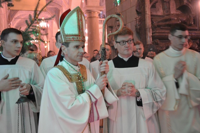 Pasterka w płockiej katedrze