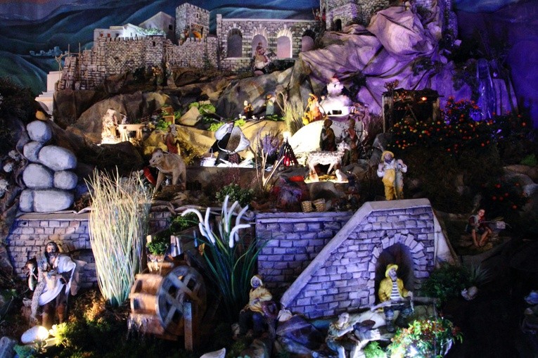 Szopka w bazylice Matki Bożej Anielskiej w Kalwarii Zebrzydowskiej