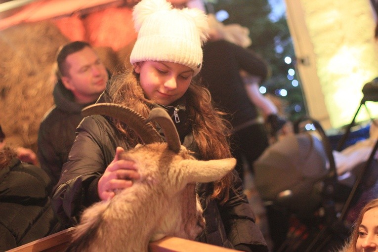 Kolędowanie i jasełka przy żywej szopce w Głogówku