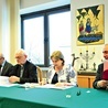 ▲	Prof. Wiśniewski, ks. prof. Szostek, prof. Lekka-Kowalik, prof. Rembierz.