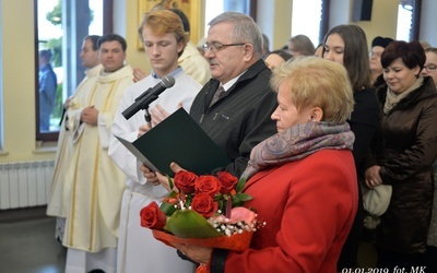 10-lecie parafii w Woli Mieleckiej