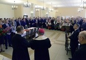 Po nabożeństwie i konferencji w kaplicy przyszedł czas na życzenia w seminaryjnym refektarzu