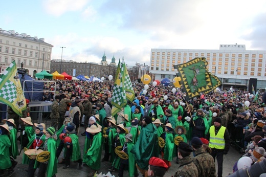 Orszak Trzech Króli na ulicach Warszawy cz. 1