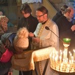 Prawosławne nabożeństwo w kościółku na Pęksowym Brzyzku