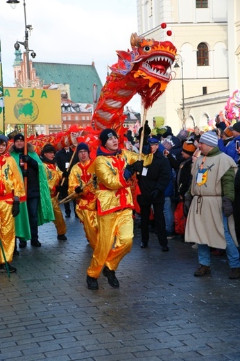 Orszak Trzech Króli na ulicach Warszawy cz. 2