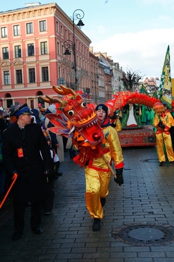 Orszak Trzech Króli na ulicach Warszawy cz. 2