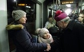 Kolędowanie z metropolitą w tramwaju MPK 2019