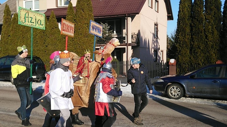 Gołymin. Orszak Trzech Króli