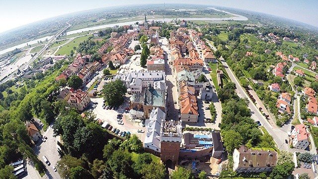 Sandomierskie  stare miasto.