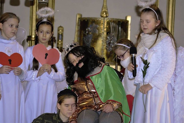 Jasełka w sanktuarium Miłosierdzia Bożego w Świebodzinie