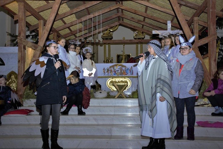 Jasełka w sanktuarium Miłosierdzia Bożego w Świebodzinie