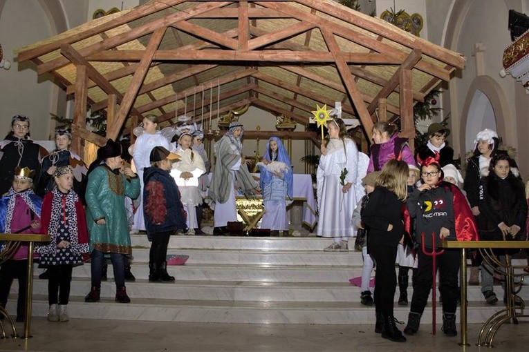 Jasełka w sanktuarium Miłosierdzia Bożego w Świebodzinie