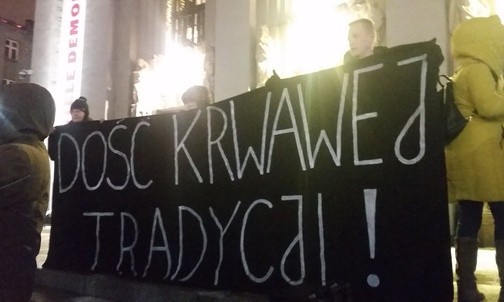 Protest w obronie dzików [ZDJĘCIA]