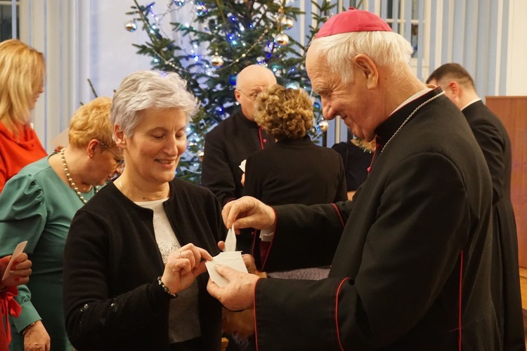 Spotkanie opłatkowe katechetów w Świdnickiej Kurii Biskupiej