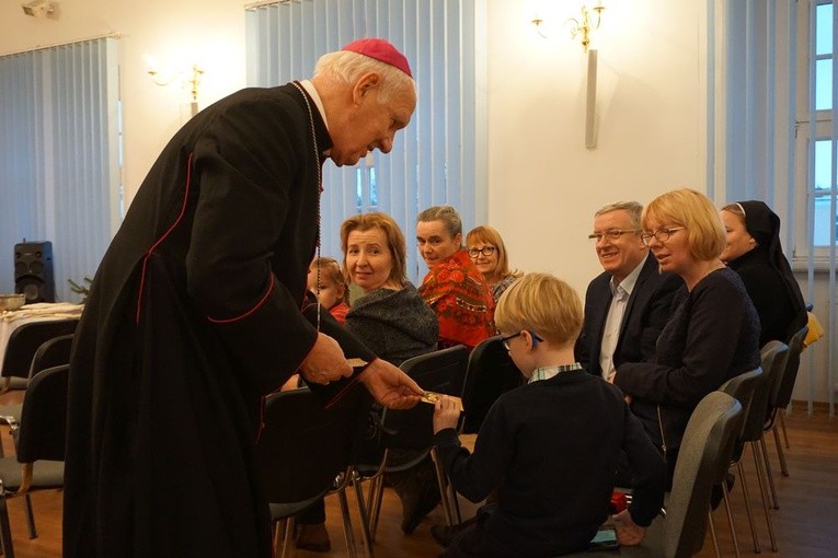 Spotkanie opłatkowe katechetów w Świdnickiej Kurii Biskupiej