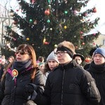 Polonez maturzystów na Starym Rynku w Łowiczu