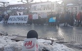 Protest licealistów w Pszczynie