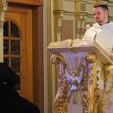 O. Tomasz Gałuszka OP w bazylice w Hałcnowie
