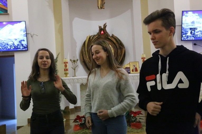 Młodzi słopniczanie w Gródku nad Dunajcem