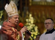 Bp Henryk Tomasik dziękował za obecność, modlitwę i życzenia