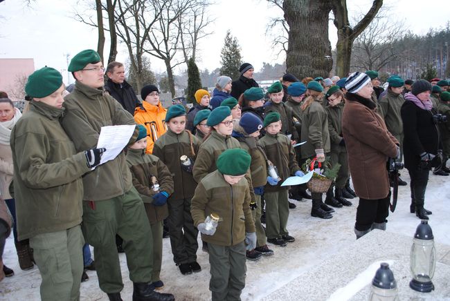 Odsłonięcie pomnika ks. Jana Chryzostoma Miksiewicza. Rudnik nad Sanem