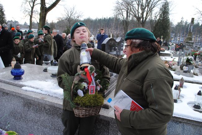 Odsłonięcie pomnika ks. Jana Chryzostoma Miksiewicza. Rudnik nad Sanem