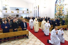 ▲	Noworocznemu spotkaniu przewodniczył bp Henryk Tomasik.