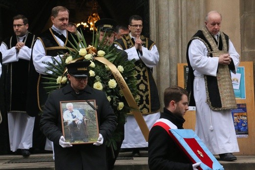 Uroczystości pogrzebowe prof. Mieczysława Tomaszewskiego