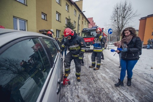 Inauguracja akcji "Droga pożarowa, drogą życia"