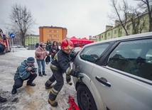 Inauguracja akcji "Droga pożarowa, drogą życia"