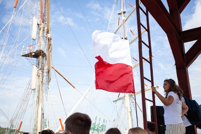 Powitanie Daru Młodzieży w Panamie