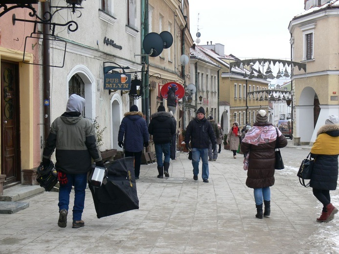 Na planie filmowym "Ojca Mateusza"