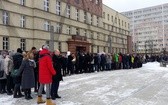 W Rudzie Śląskiej maturzyści zatańczyli poloneza na rynku