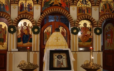 Proboszcz parafii prawosławnej dziękował przybyłym za wspólną modlitwę
